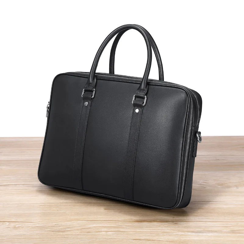 Men's Luxury Leather Messenger Bag