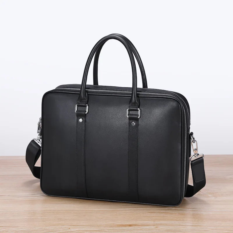Men's Luxury Leather Messenger Bag