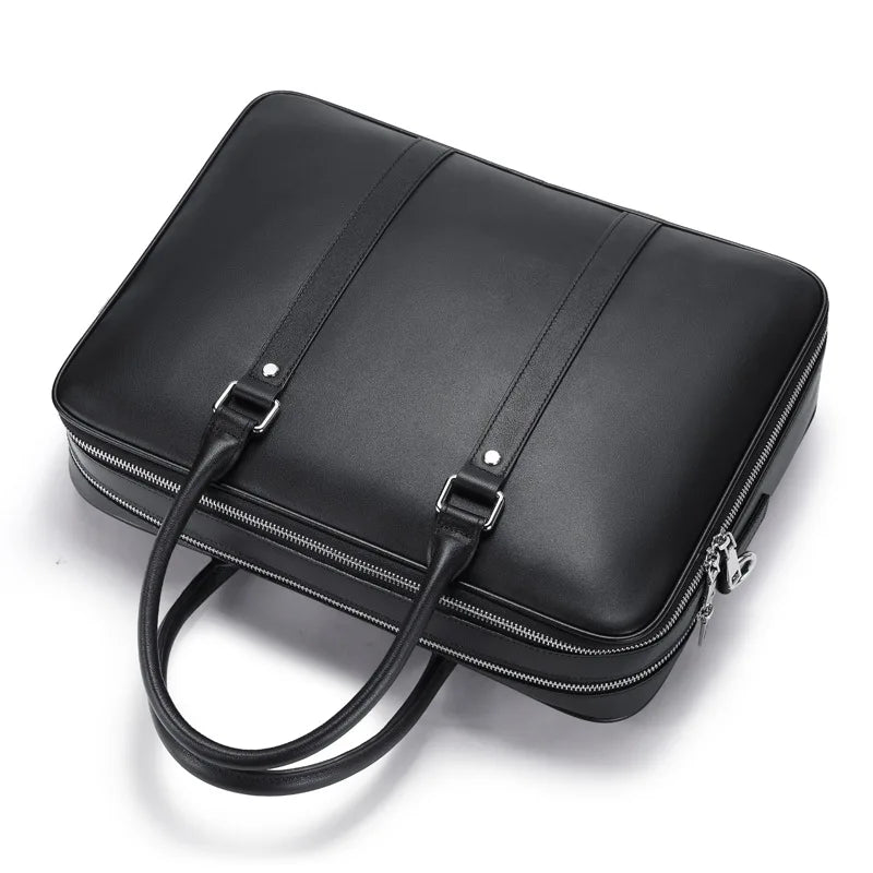 Men's Luxury Leather Messenger Bag
